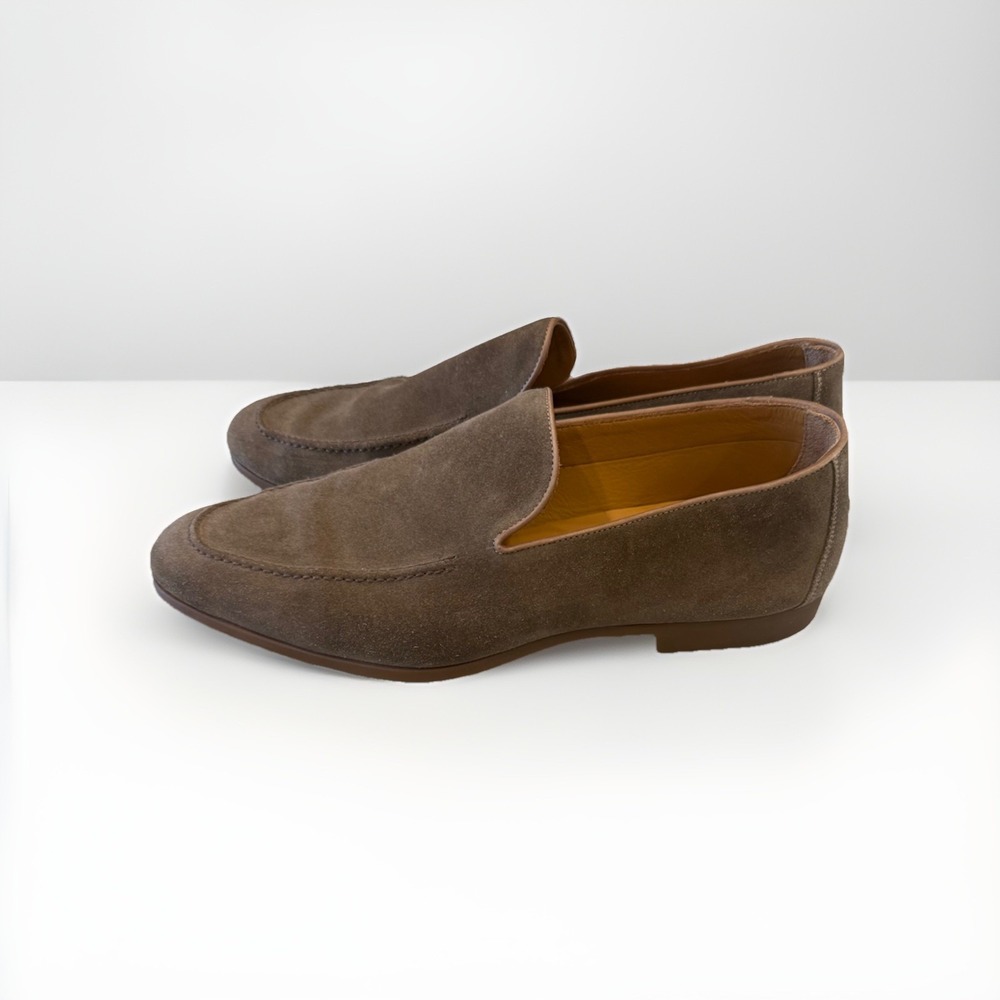 Magnanni Men’s  Lecera Torba Suede Loafers Size 10 1/2 Made In Spain